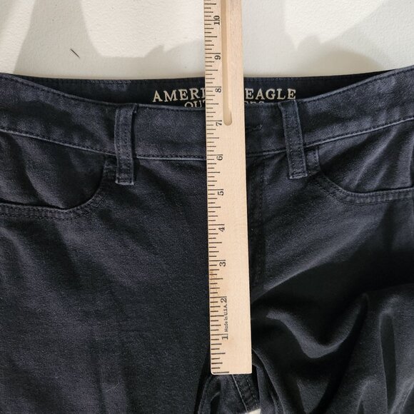 American Eagle Outfitters Skinny Jeans Size 2 Black Jeggings - Picture 6 of 13
